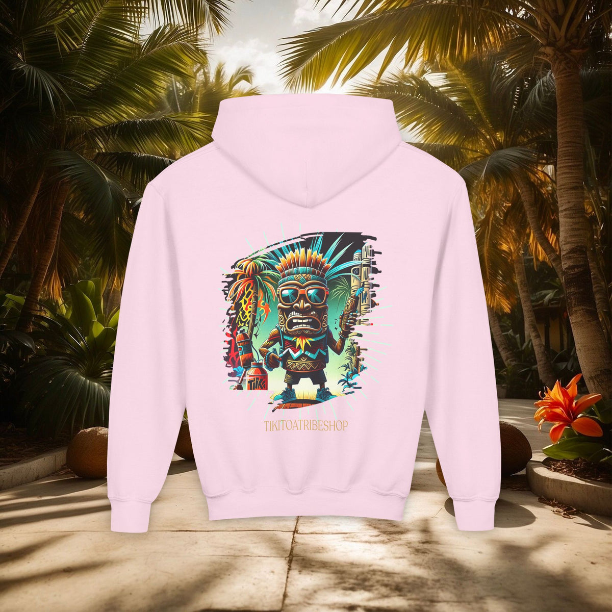 THE TIKI SPIRIT - Thick hooded sweatshirt for youth
