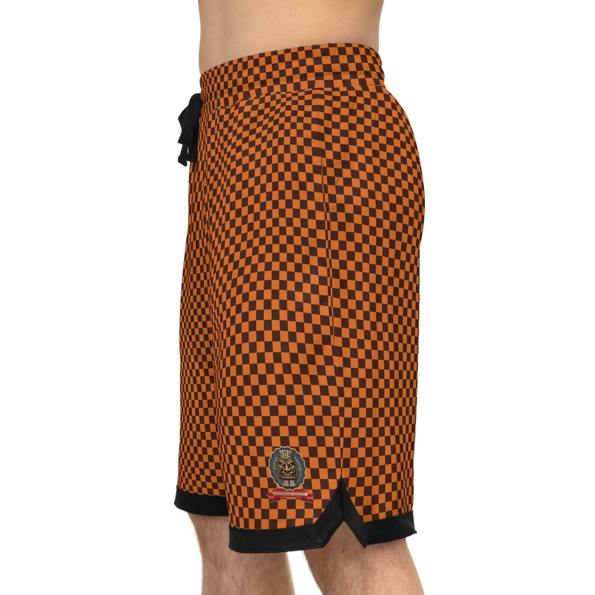 B-BALL SHORTS - Checkered Elegance on the Field