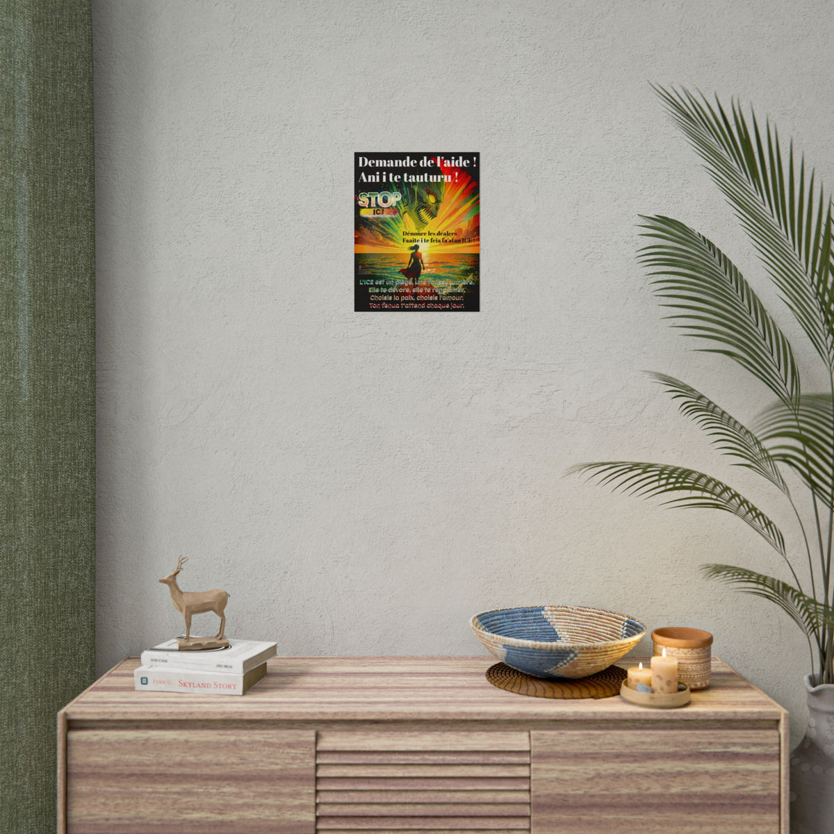 Posters Anti-ICE Polynésie – Affiches de Sensibilisation Contre la Drogue “Paruru i te ora – Brisons les chaînes de l’ICE”