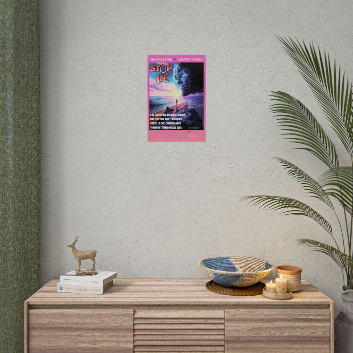 Posters Anti-ICE Polynésie – Affiches de Sensibilisation Contre la Drogue “Paruru i te ora – Brisons les chaînes de l’ICE”