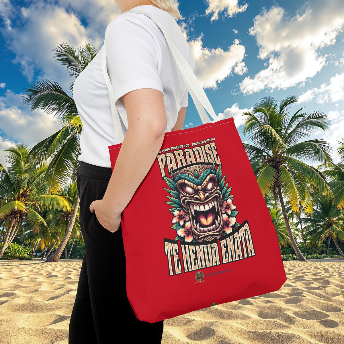 TE HENUA ENATA PARADISE Tote Bag
