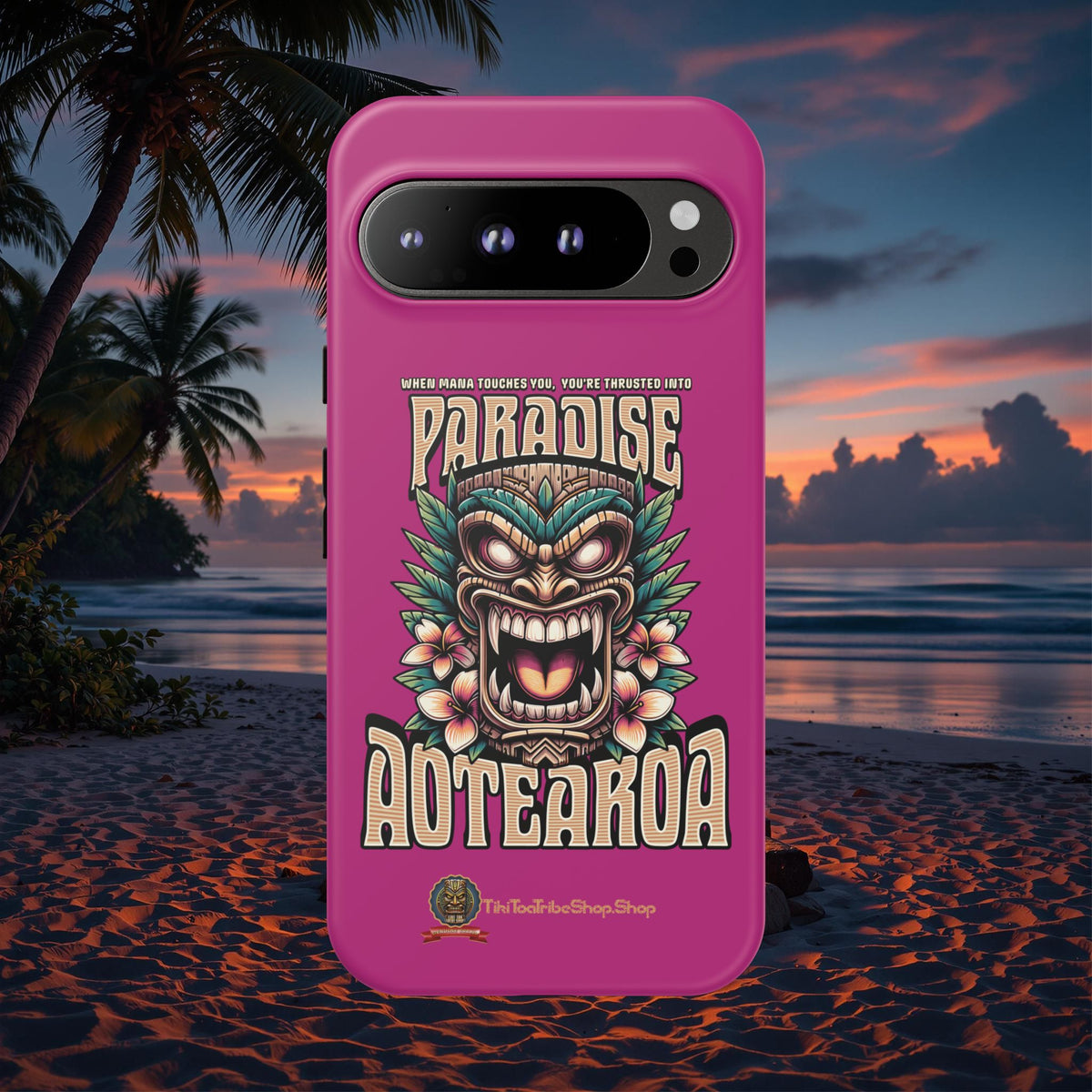 Aotearoa – Coque Antichoc Tiki Maori & Mana Ancestral
