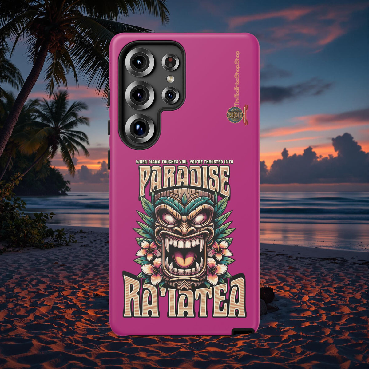 Ra’iatea – Coque Tiki Tribal de Protection Premium