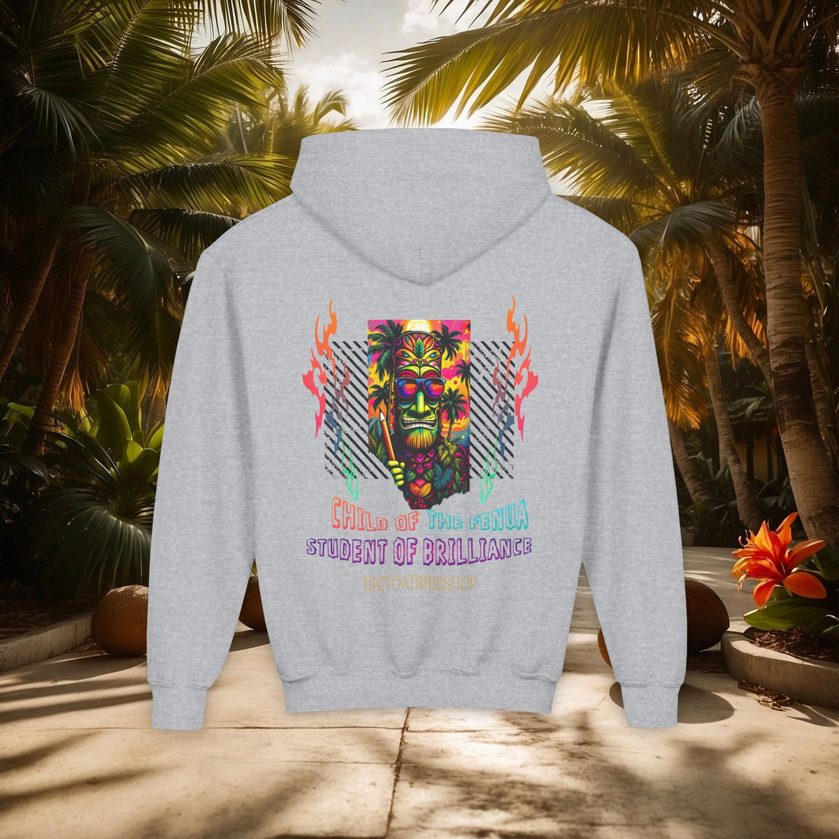 THE TIKI SPIRIT - Thick hooded sweatshirt for youth