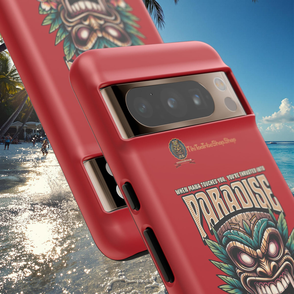 Tahiti – Coque Antichoc Premium Tiki Royal