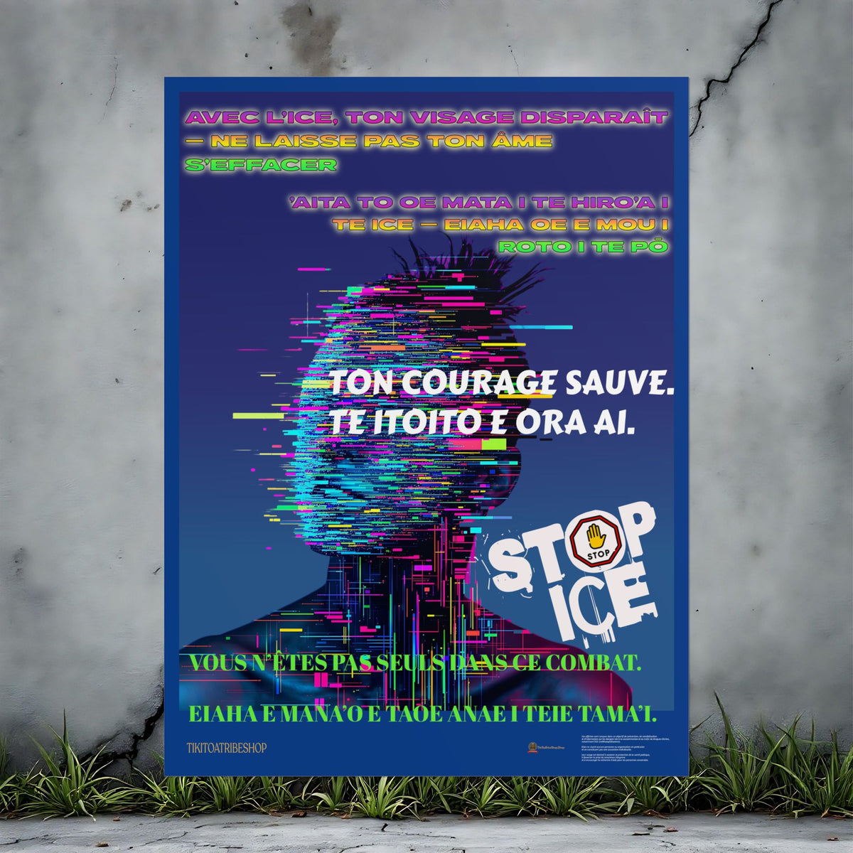 Posters Anti-ICE Polynésie – Affiches de Sensibilisation Contre la Drogue “Paruru i te ora – Brisons les chaînes de l’ICE”