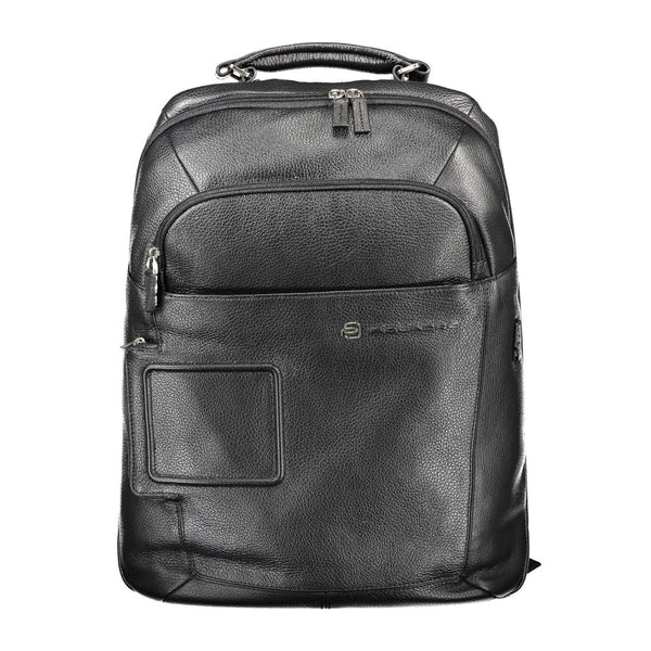 PIQUADRO Leather Laptop Backpack