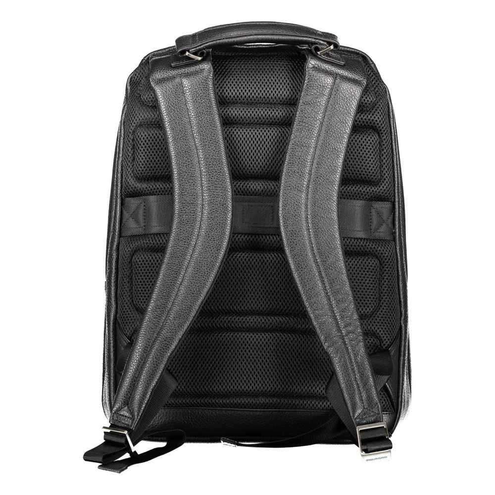 PIQUADRO Leather Laptop Backpack