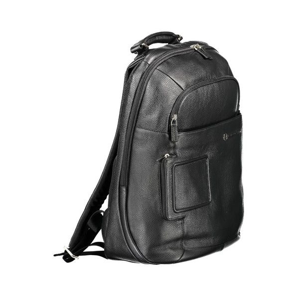 PIQUADRO Leather Laptop Backpack