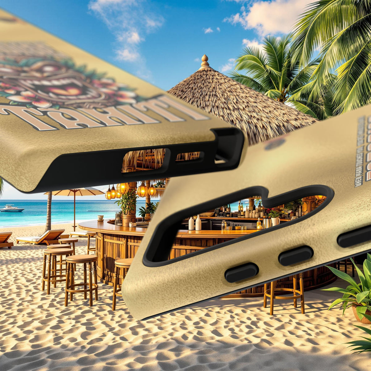 Tahiti – Coque Antichoc Premium Tiki Royal