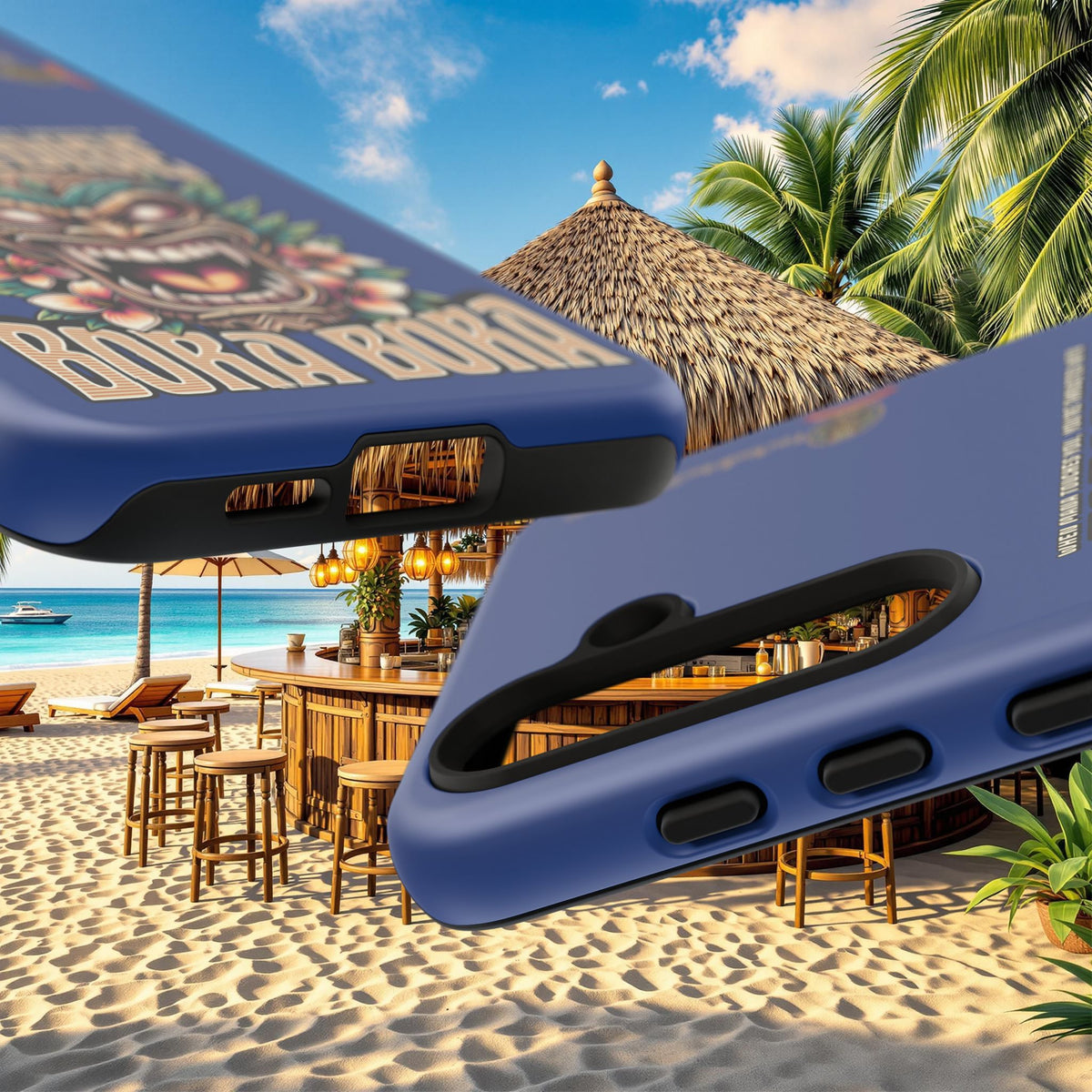 Bora Bora – Coque Antichoc Premium Tiki Élégance