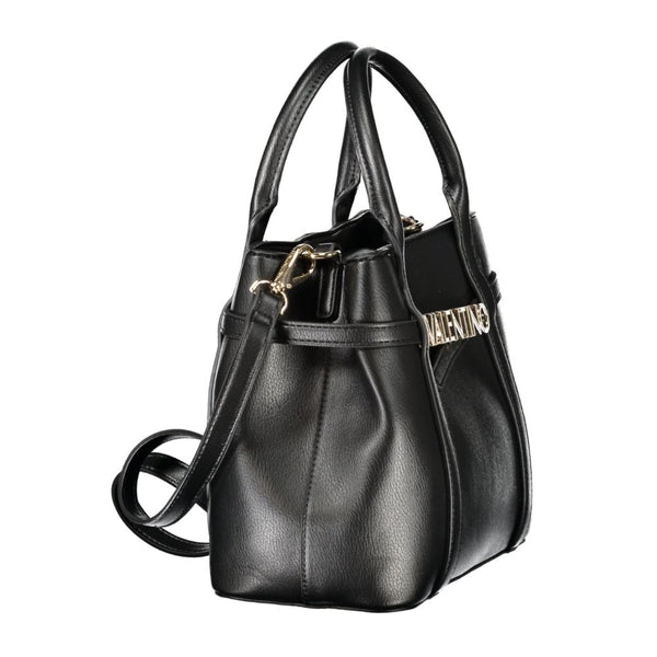 MARIO VALENTINO Sac à Main Noir pour Femme - Élégance Moderne en Polyéthylène
