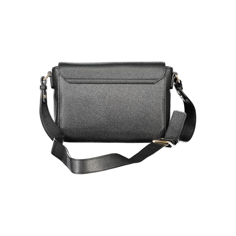 VALENTINO - Black Shoulder Bag Mario Valentino - Sac à Main Écologique