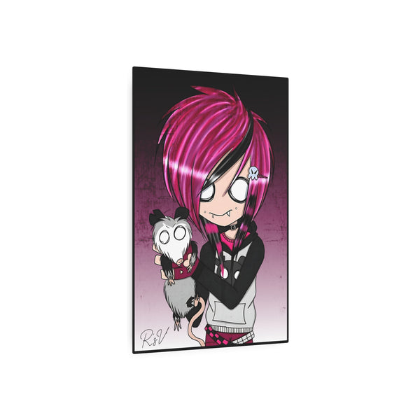 Emo-Scene Girl with Opossum — R'sV