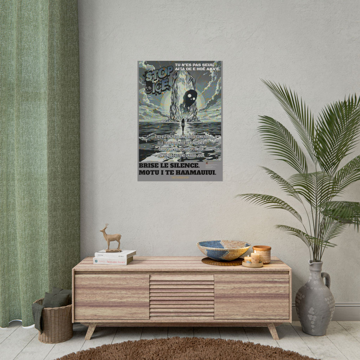 Posters Anti-ICE Polynésie – Affiches de Sensibilisation Contre la Drogue “Paruru i te ora – Brisons les chaînes de l’ICE”