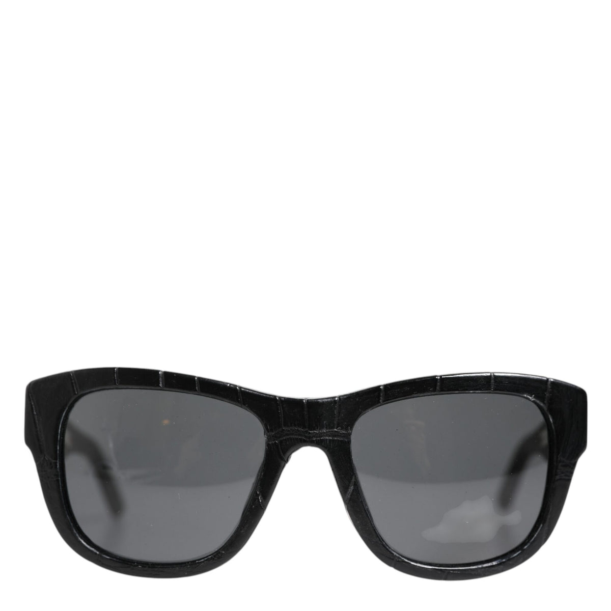 Dolce &amp; Gabbana Black Leather Frame DG4177 Tinted Lens Sunglasses