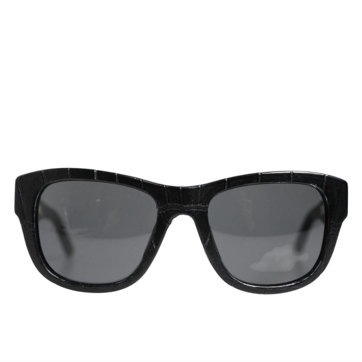 Dolce &amp; Gabbana Black Leather Frame DG4177 Tinted Lens Sunglasses