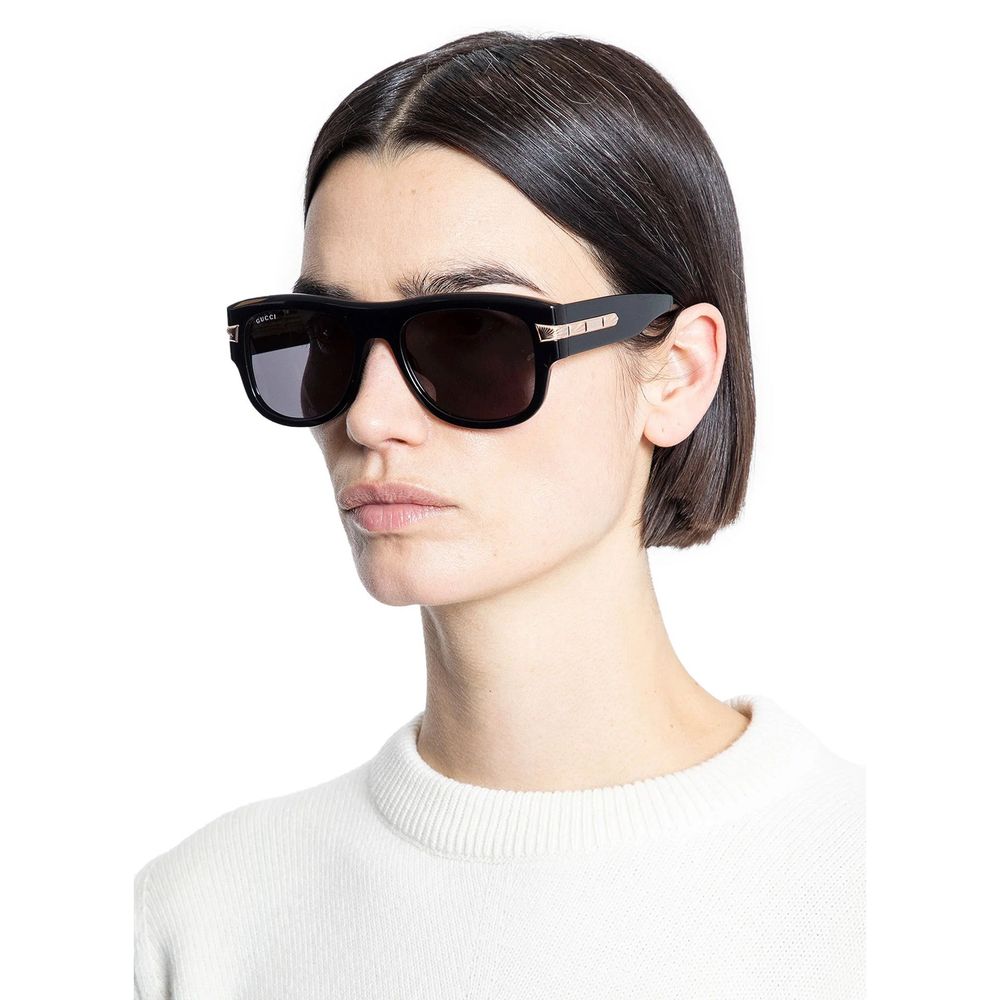 GUCCI Lunettes De Soleil Noir Avec Protection UV