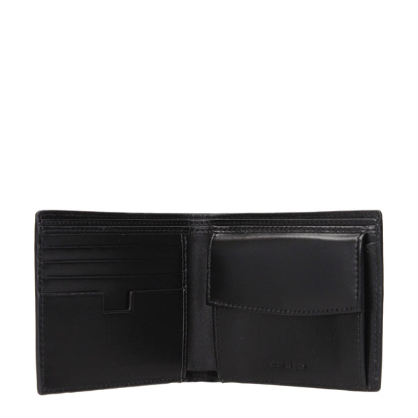 TESTONI Classic Black Leather Wallet