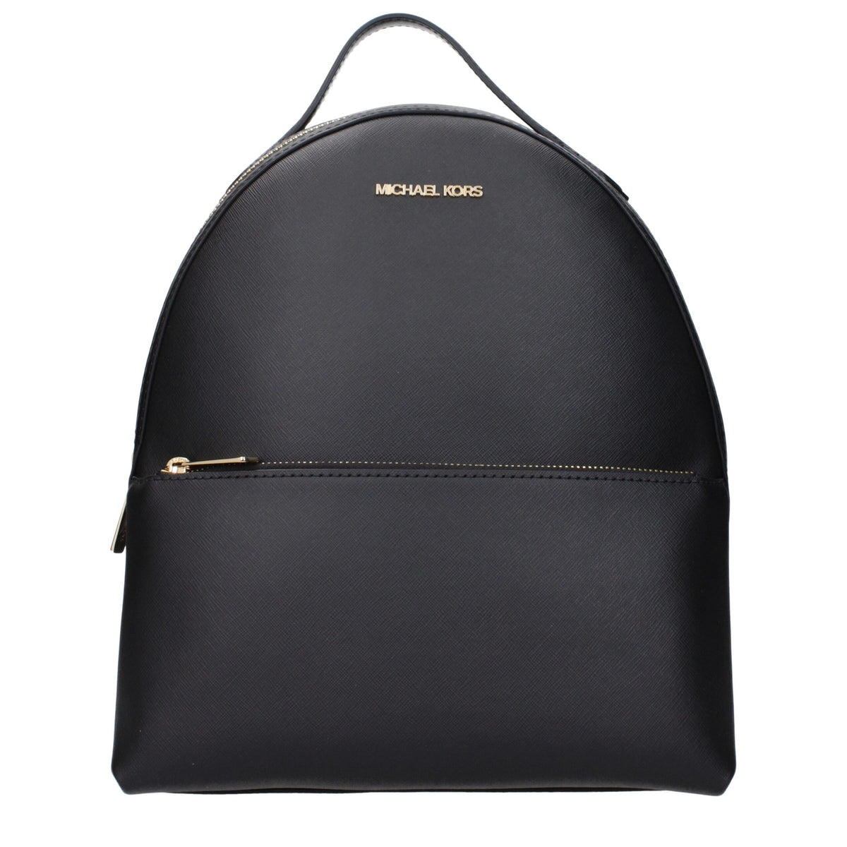 MICHAEL KORS Sophisticated Black Leather Backpack