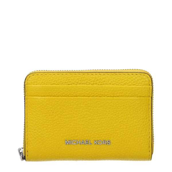 MICHAEL KORS Card Holder, Yellow Coin Purse