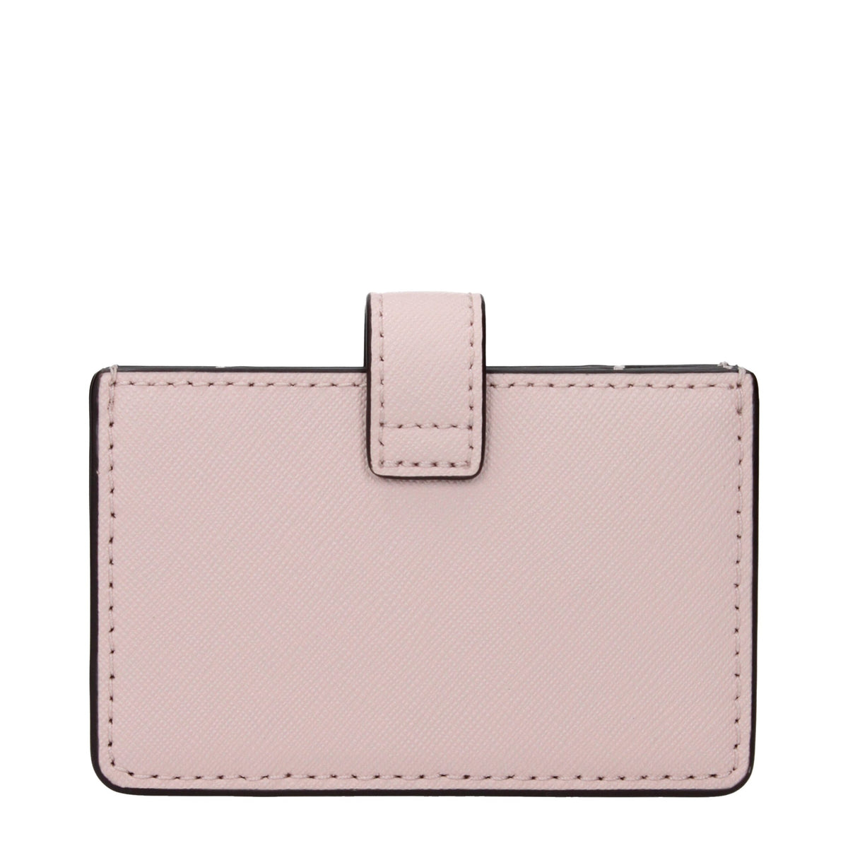 MICHAEL KORS Porte-cartes en Cuir - Rose Poudré Élégant