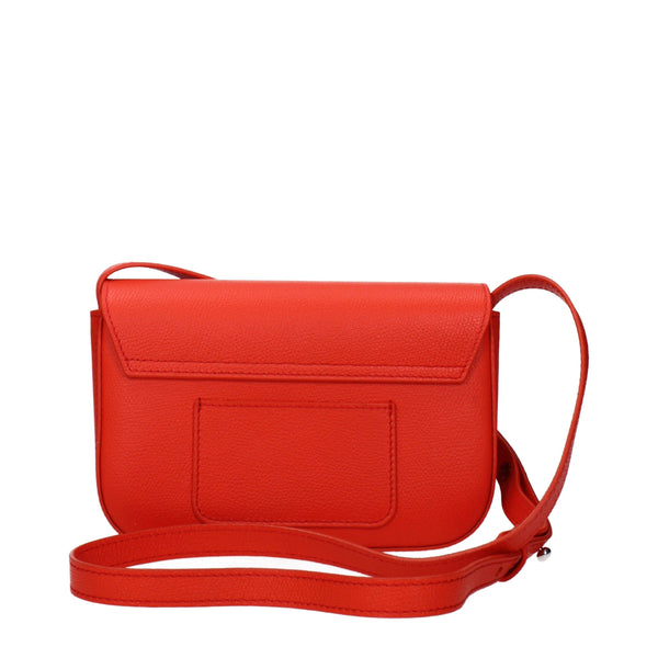 KENZO - Red Leather Shoulder Bag, Urban Elegance &amp; Bold Style
