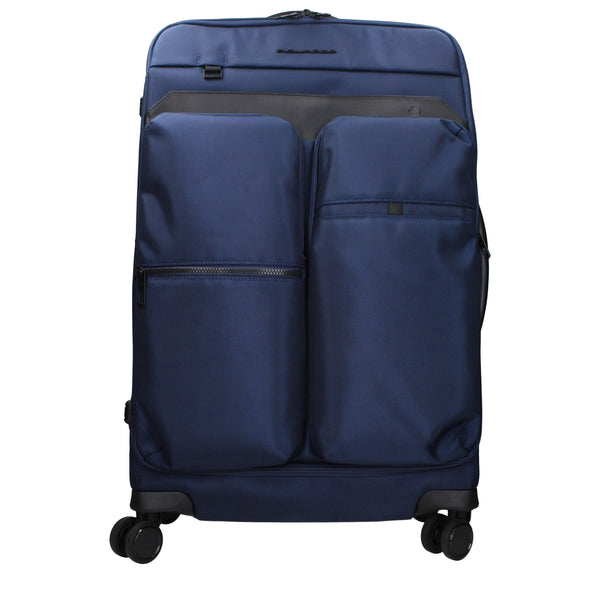 PIQUADRO Bagage de Cabine Bleu - L'Élégance Nomade
