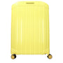PIQUADRO - Valise Cabine Jaune en Polycarbonate, Élégance & Voyage