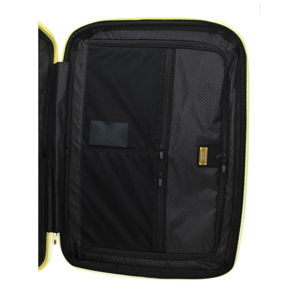 PIQUADRO - Yellow Polycarbonate Cabin Suitcase, Elegance &amp; Travel