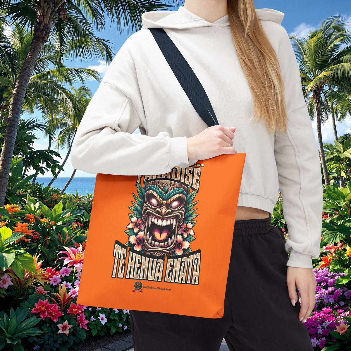 TE HENUA ENATA PARADISE Tote Bag
