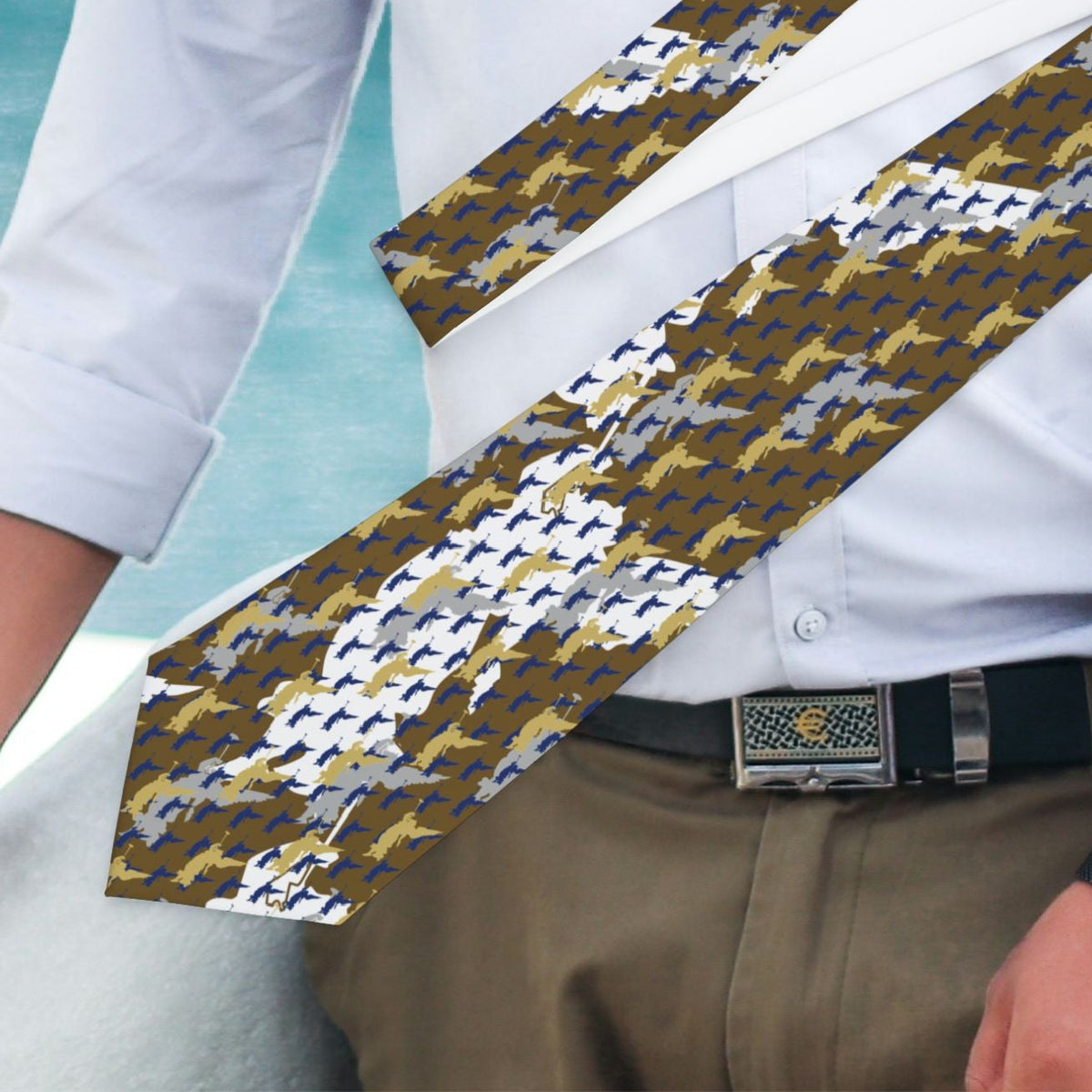 Temple &amp; Moroni Inspiration Tie