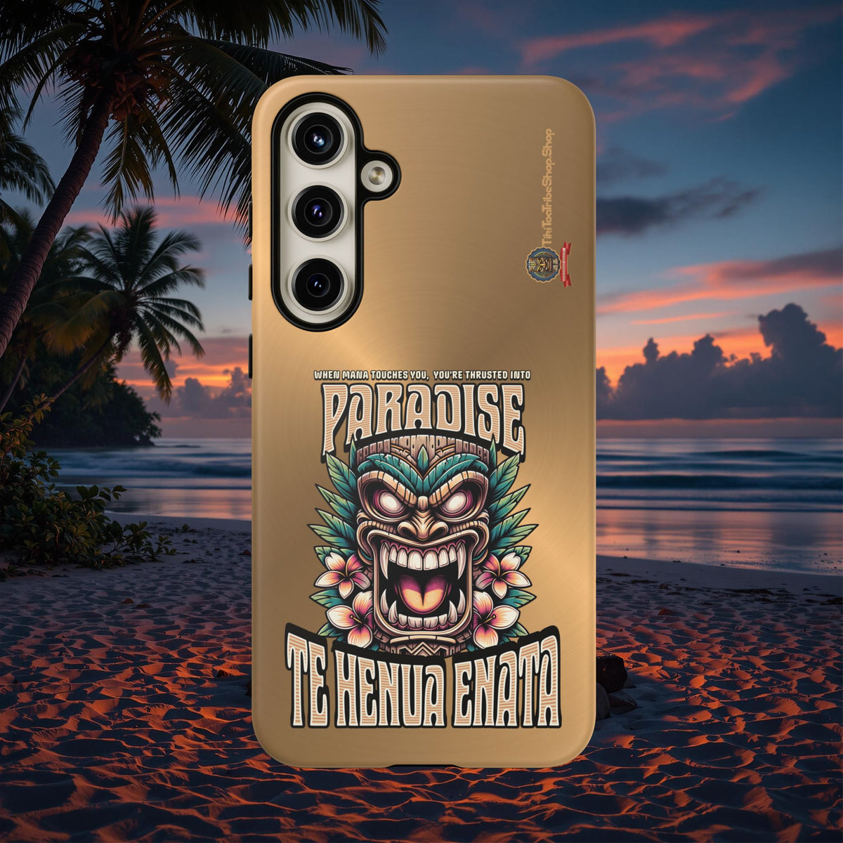Te Henua Enata – Coque Antichoc Tiki Ancestral & Puissant