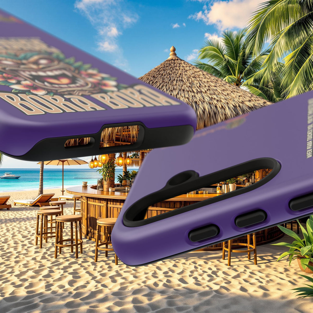 Bora Bora – Coque Antichoc Premium Tiki Élégance