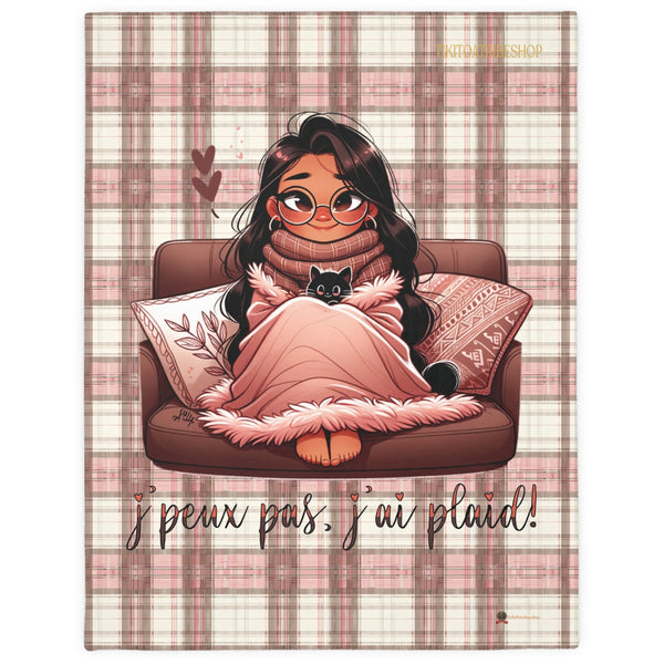Je ne peux pas, j'ai plaid ! : - Motif Carreaux Cosy