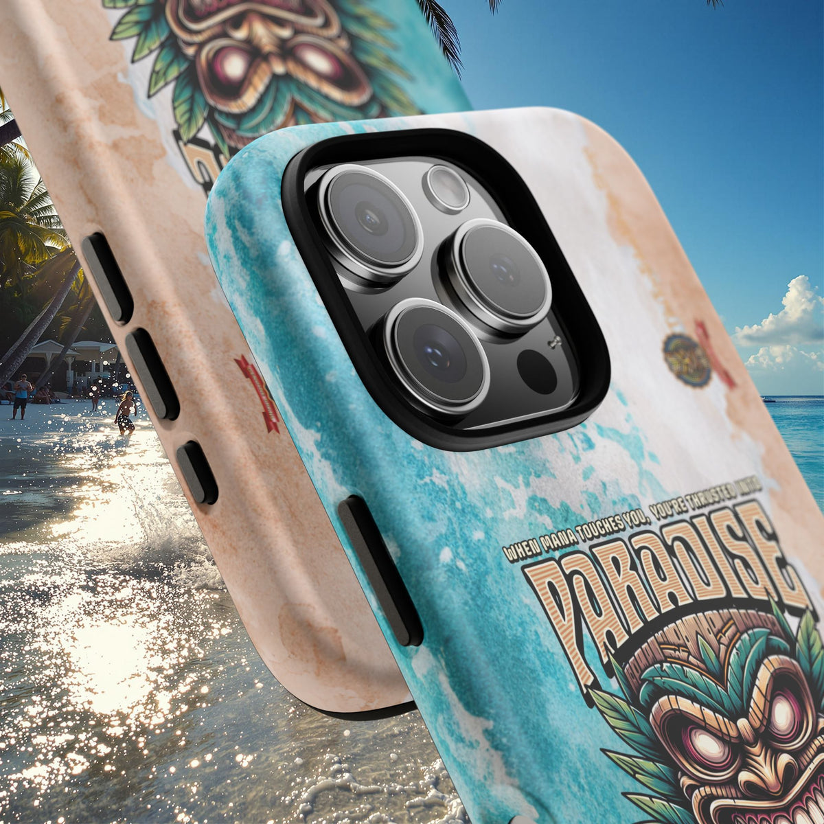 Bora Bora – Coque Antichoc Premium Tiki Élégance