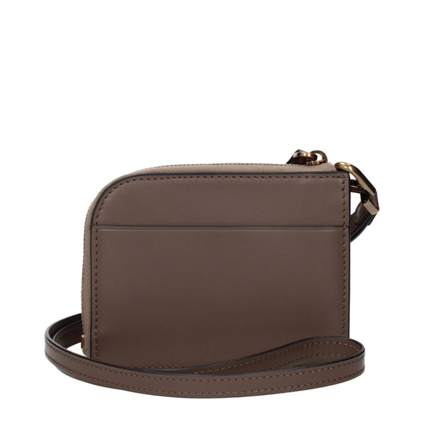 BOYY PORTE-CARTES COMPACT LUXE BRUN BOIS F83872