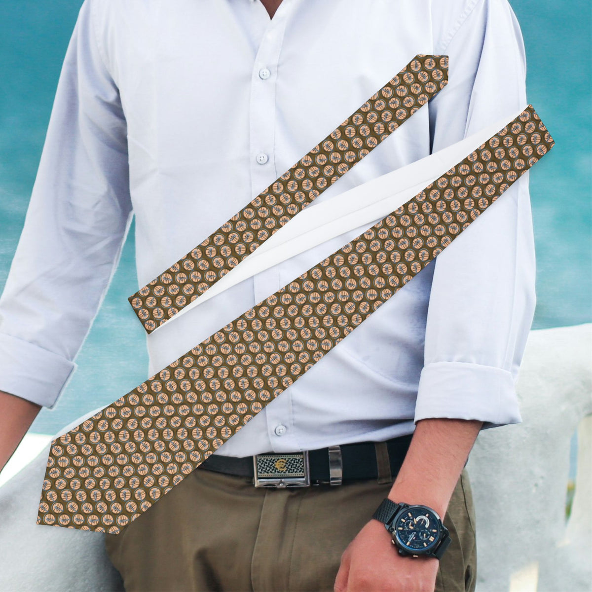 Moroni chic pea elegance tie