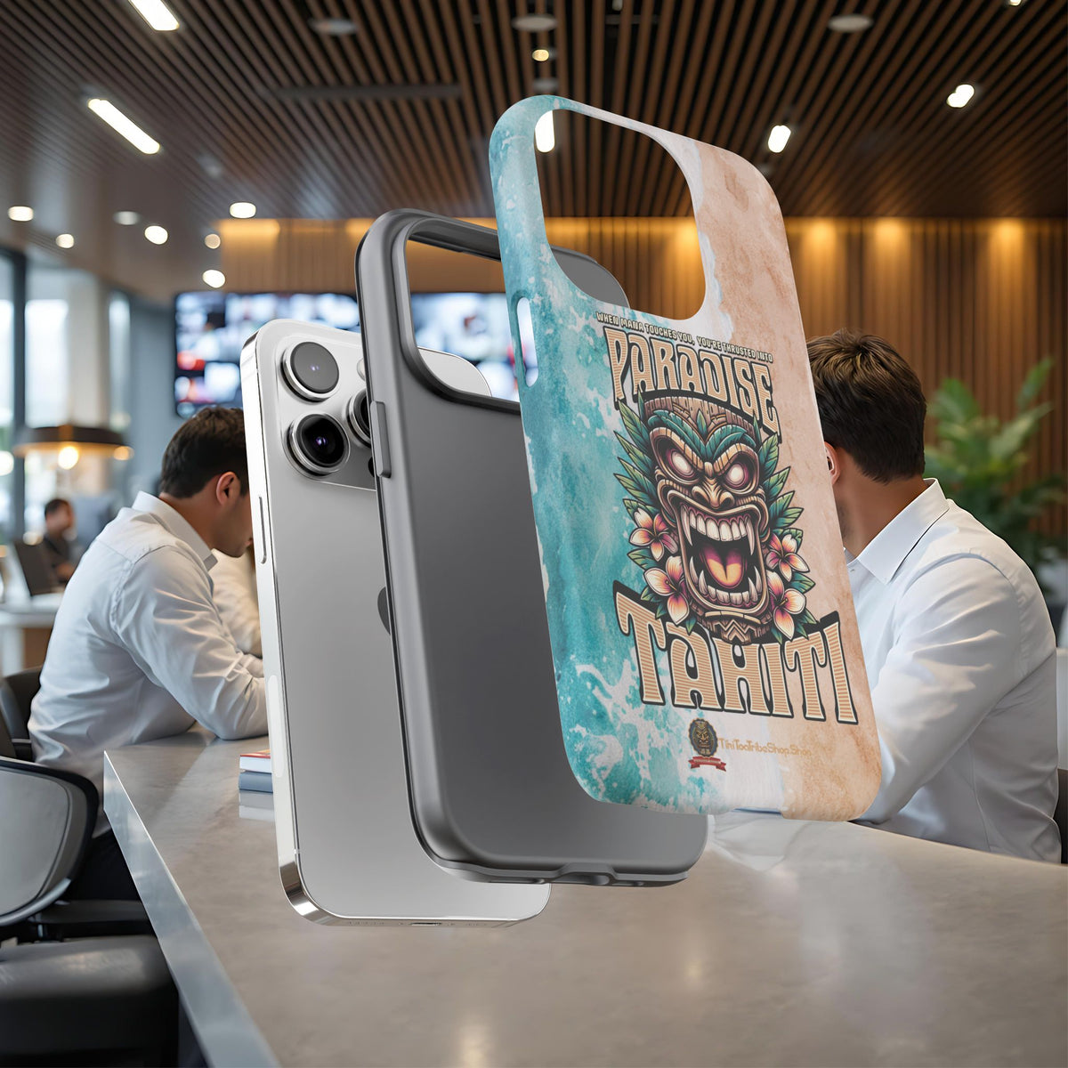 Tahiti – Coque Antichoc Premium Tiki Royal