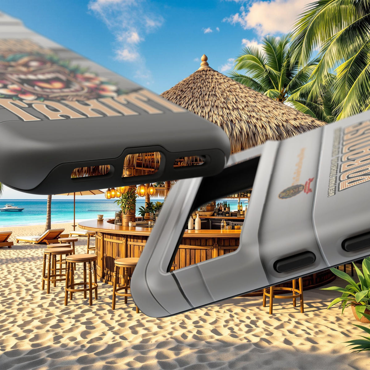 Tahiti – Coque Antichoc Premium Tiki Royal