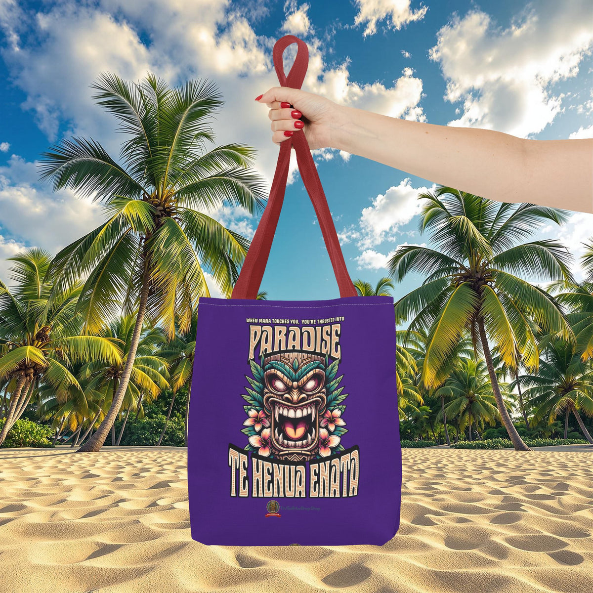 TE HENUA ENATA PARADISE Tote Bag