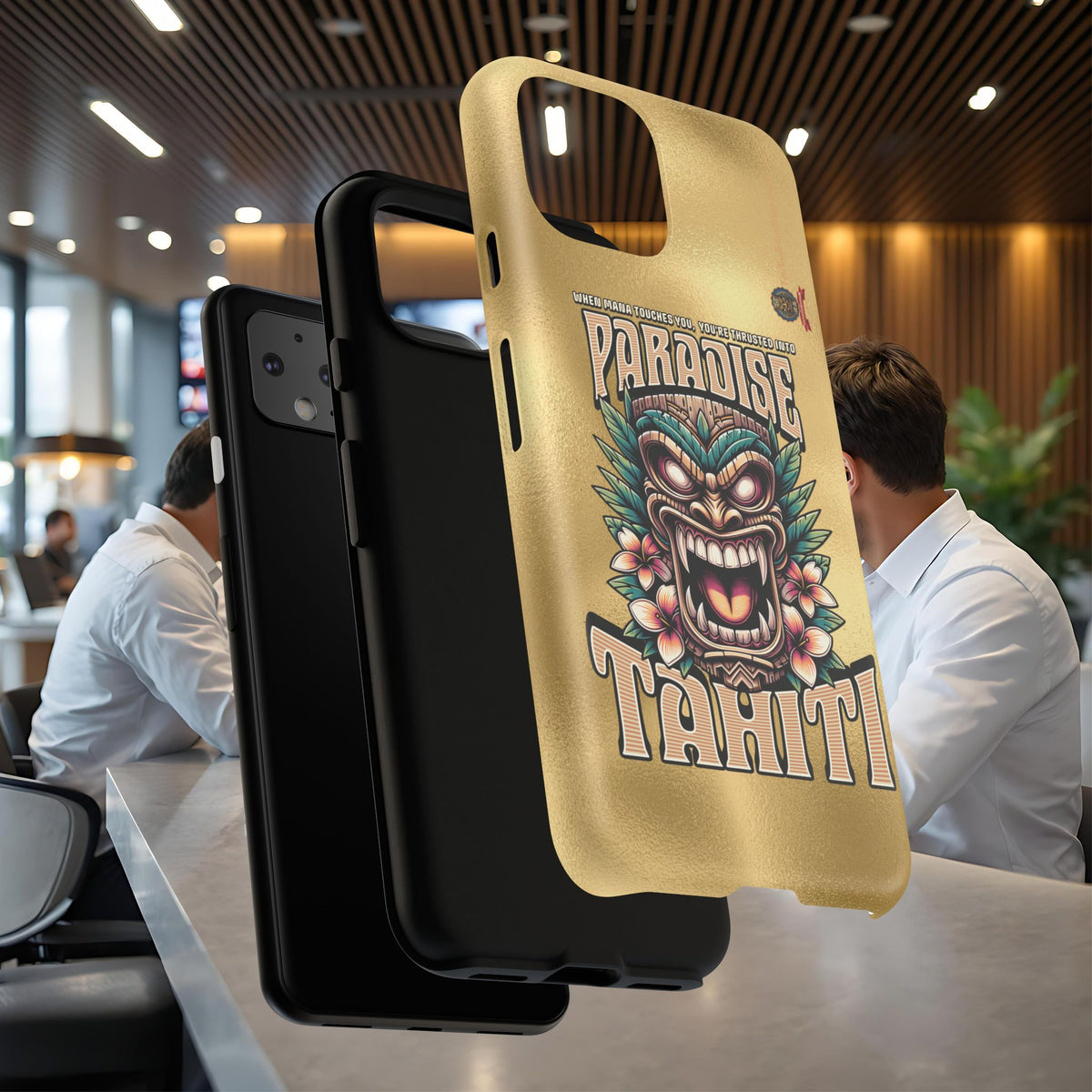 Tahiti – Coque Antichoc Premium Tiki Royal