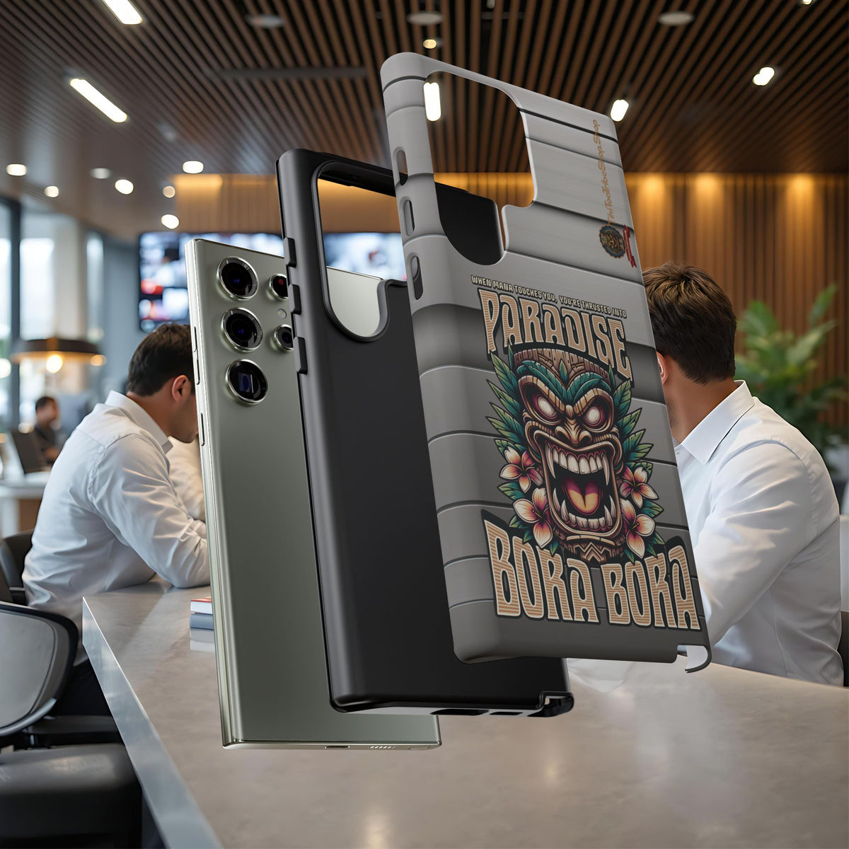 Bora Bora – Coque Antichoc Premium Tiki Élégance