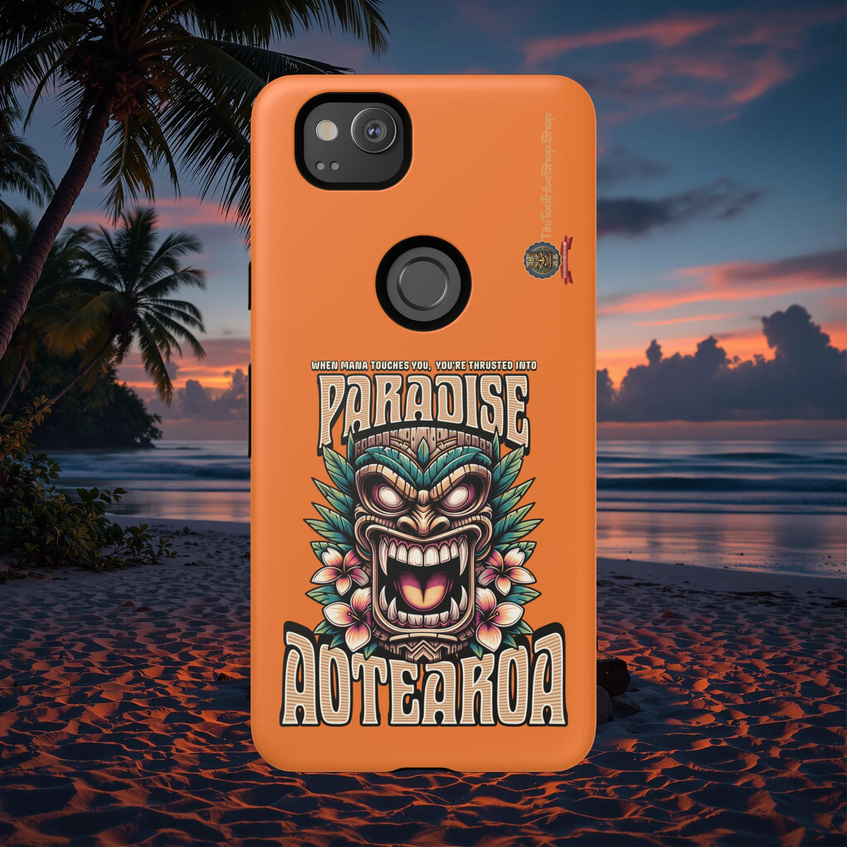 Aotearoa – Coque Antichoc Tiki Maori & Mana Ancestral
