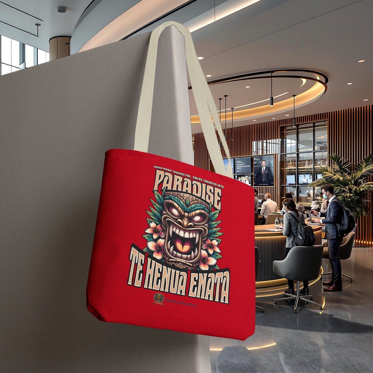 TE HENUA ENATA PARADISE Tote Bag