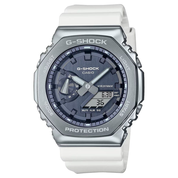 CASIO G-Shock GA-2100 Steel White Urban Elegance