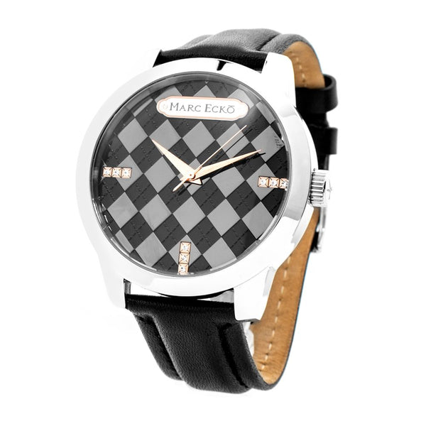 MARC ECKO Analogue Steel Watch Decorated with Swarovski