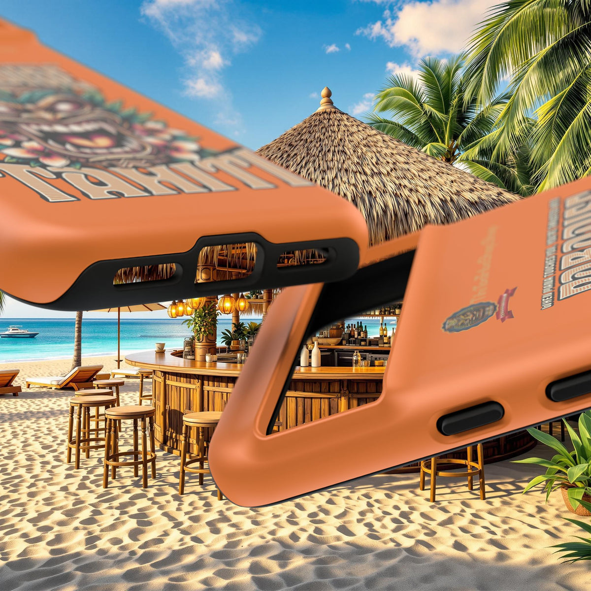 Tahiti – Coque Antichoc Premium Tiki Royal