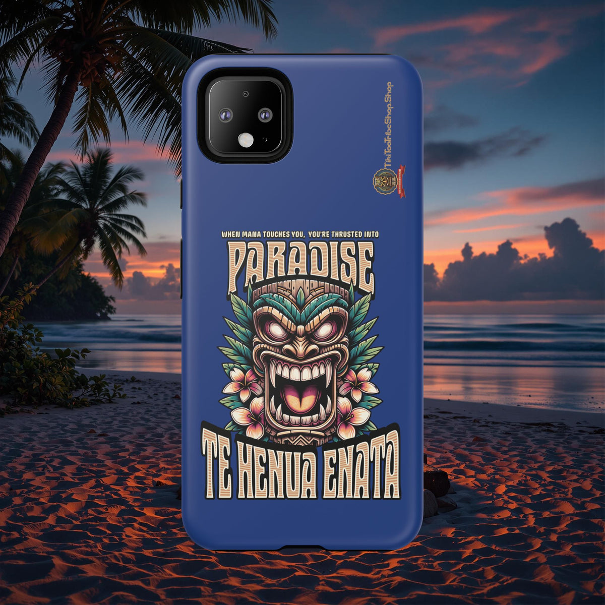 Te Henua Enata – Coque Antichoc Tiki Ancestral & Puissant