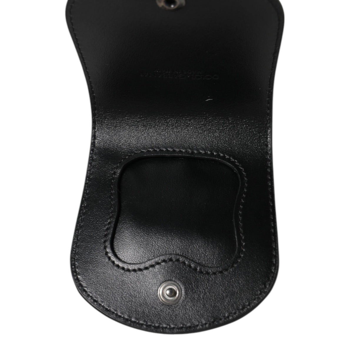 DOLCE & GABBANA Porte-monnaie en Cuir de Caiman Noir